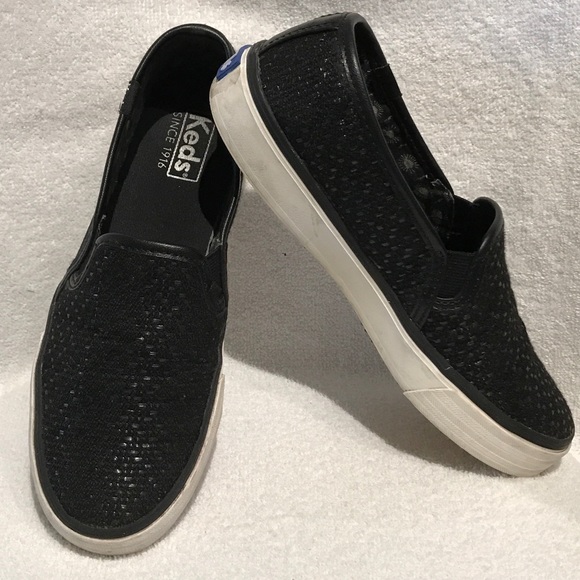 keds black double decker